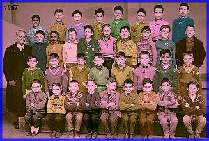 ECOLE JEAN MACE GARCONS 1957 CE2 M_ GONZALES